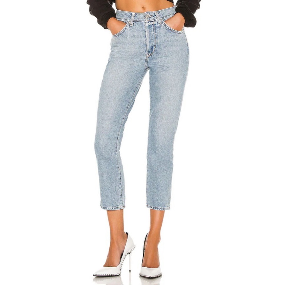 Lovers + Friends Light Blue High Rise Jeans